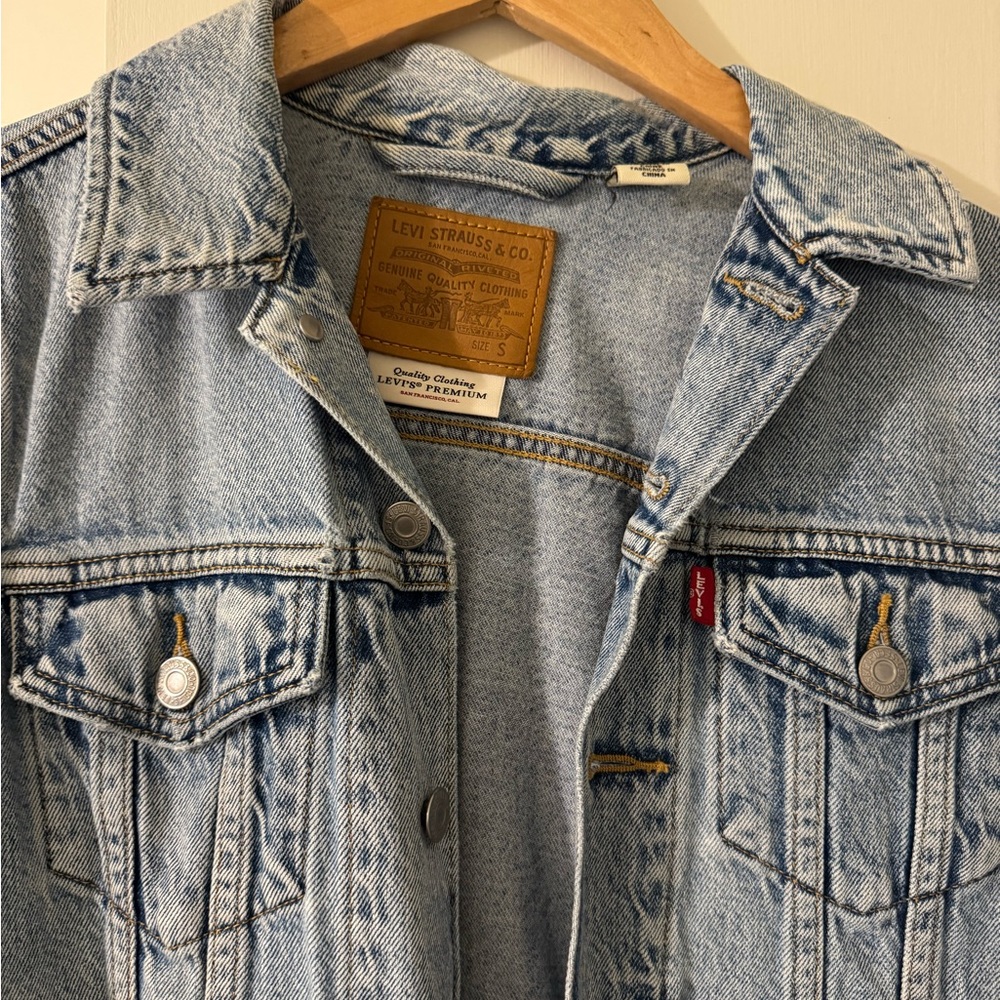 Levi's Light Blue Jean Jacket S - Picture 2 of 4